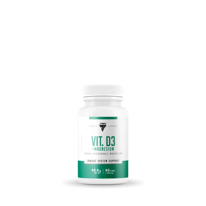 TREC VITAMIN D3 + MAGNESIUM 60 KAPS.