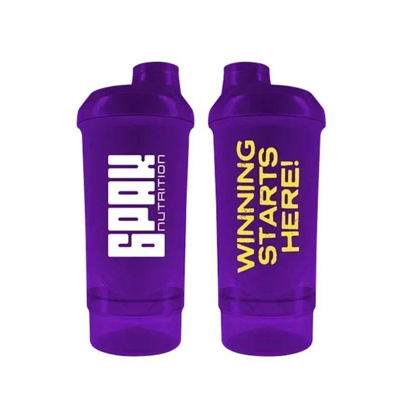 SHAKER FOR WINNING STARTS HERE PURPLE 500+150 ML.