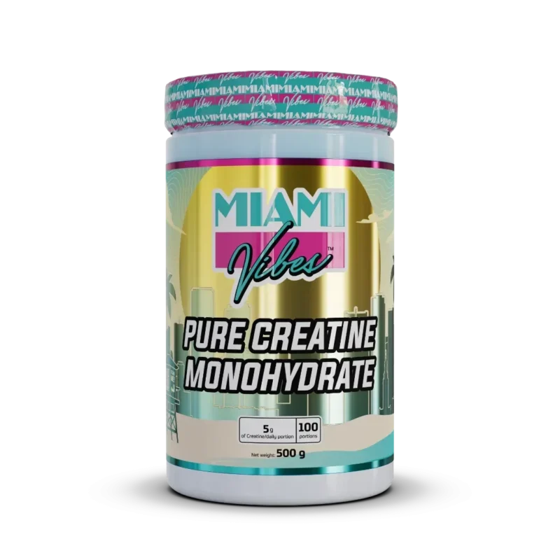 MIAMI VIBES PURE CREATINE MONOHYDRATE 500 G.