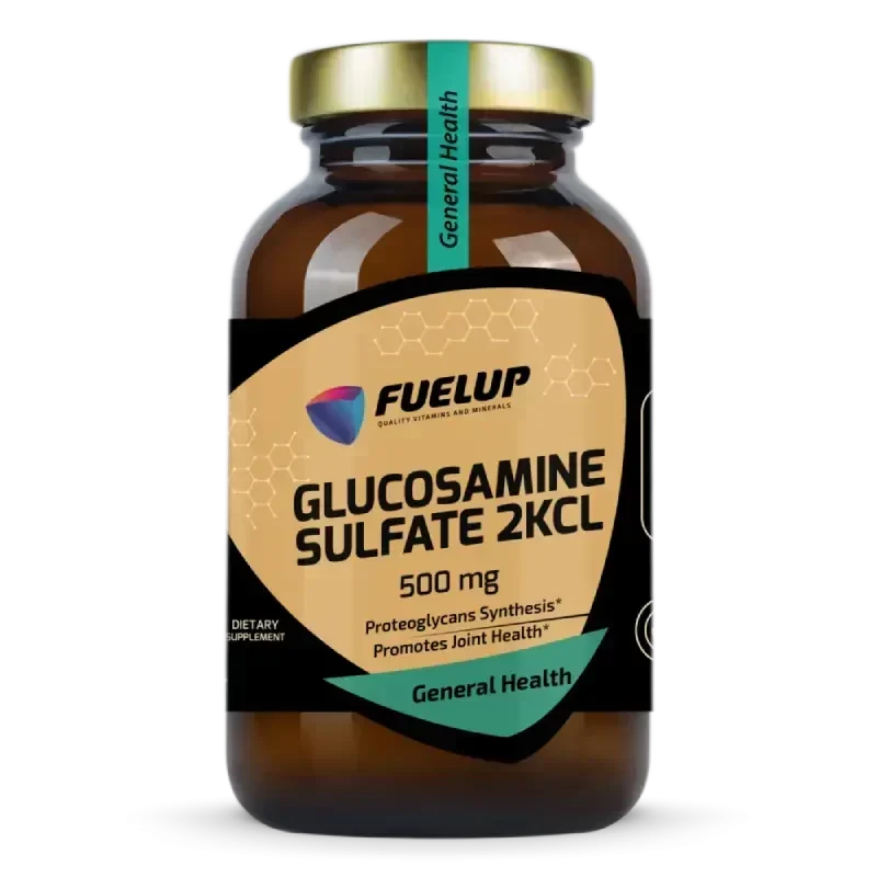 GLUCOSAMINE SULFATE 2KCL 500 MG, 120 VEG KAPS.