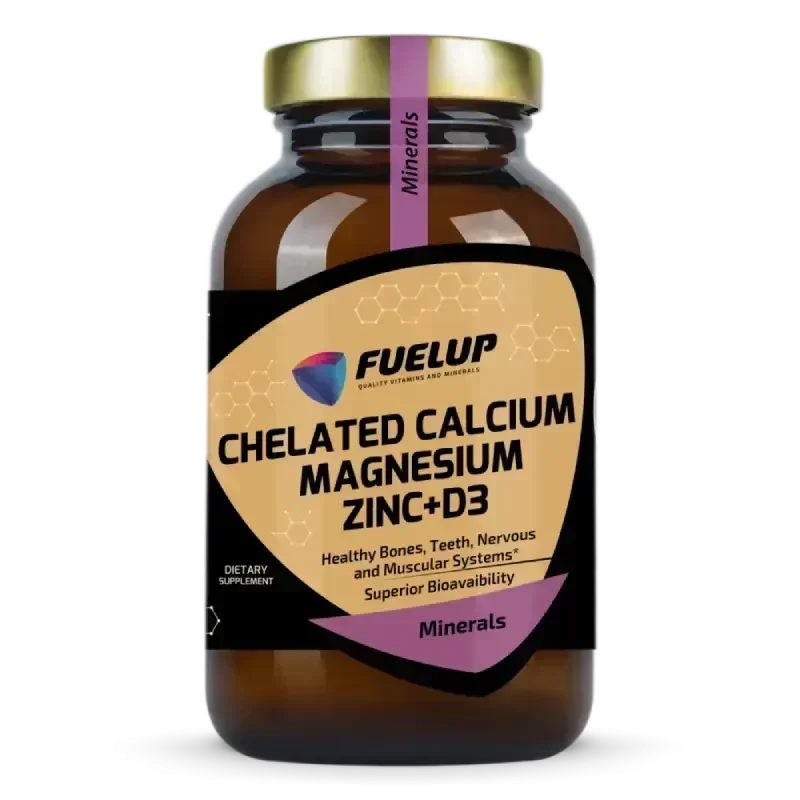 CHELATED CALCIUM MAGNESIUM ZINC + D3, 90 TABL.