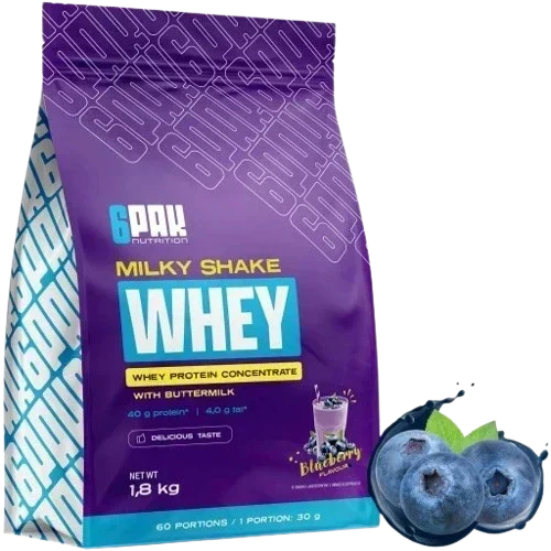 6PAK MILKY SHAKE WHEY 1800 G
