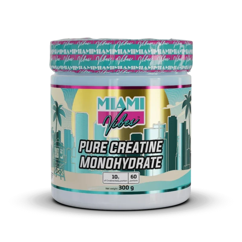 MIAMI VIBES PURE CREATINE MONOHYDRATE 300 G.